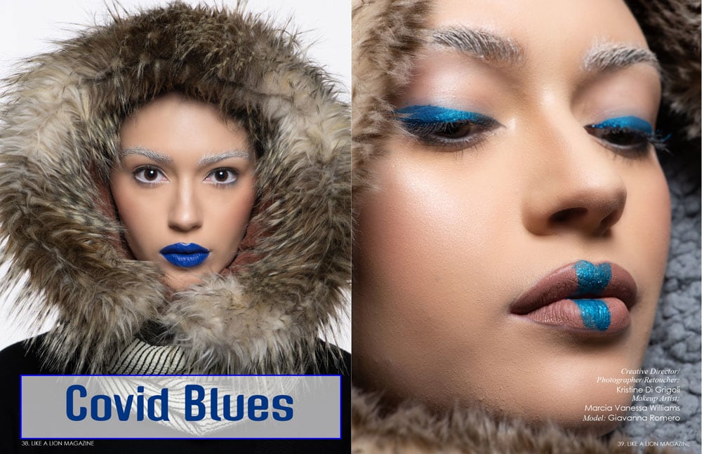 Covid Blues a Fashion Editorial